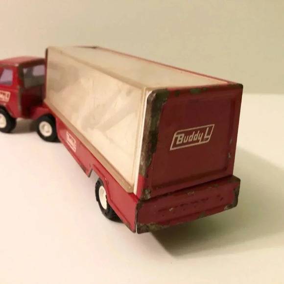 Vintage Buddy L Delivery Truck and Trailer Made in Japan - Picture 4 of 14